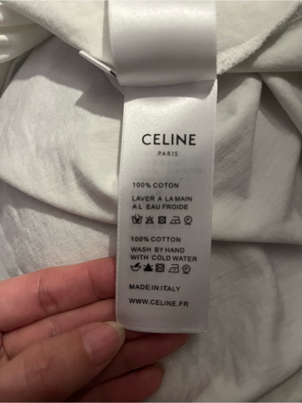 Celine Logo Tee - Picture 5 of 7